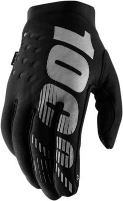 100% Brisker Cold Weather Gloves - Black