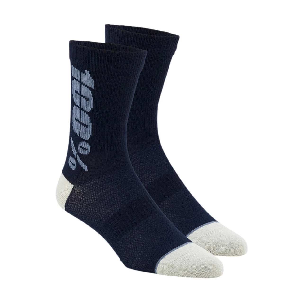 100% - Rhythm Performance Socks - Navy/Slate 3 100% - Rhythm Performance Socks - Navy/Slate