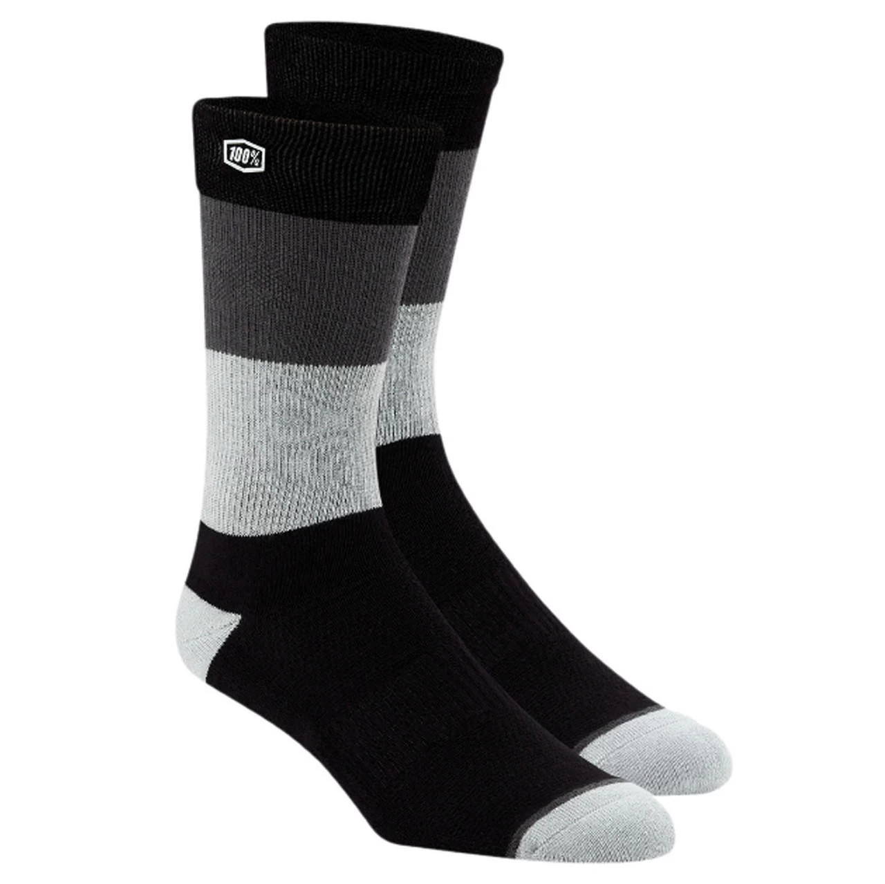 100% - Trio Casual Socks - Black 3 100% - Trio Casual Socks - Black