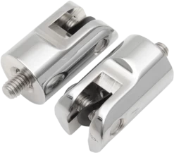 Accutronix - Footpeg Mounts - 1 1/2" Rear Peg Mounts With 3/8"-16 X 2" Mounting Bolts