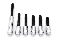 Colony - Acorn Cam Cover Screw Set Fits Harley FL, FX (see Desc.) - Chrome