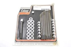 Colony - Acorn Engine Case Bolt Kit - Chrome Fits Harley FL, FX, FXD (see Desc.)