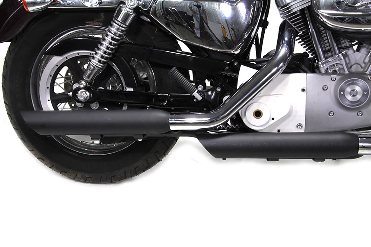 V-Twin - Slash Muffler Set - Black Fits '04-'13 XL Models 5 V-Twin - Slash Muffler Set - Black Fits '04-'13 XL Models - Image 3