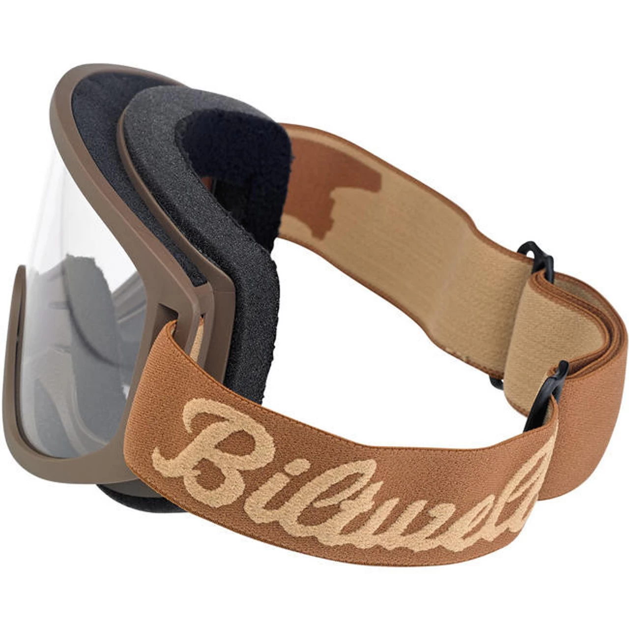Biltwell Moto Goggles 2.0 - Script Chocolate 4 Biltwell Moto Goggles 2.0 - Script Chocolate - Image 2