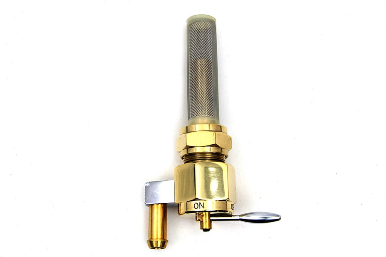 V-Twin - Harley Petcock 3/8" NPT Nut - Brass 3 V-Twin - Harley Petcock 3/8" NPT Nut - Brass