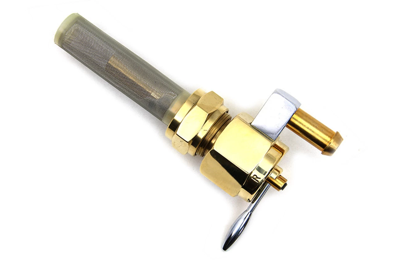 V-Twin - Harley Petcock 3/8" NPT Nut - Brass 4 V-Twin - Harley Petcock 3/8" NPT Nut - Brass - Image 2