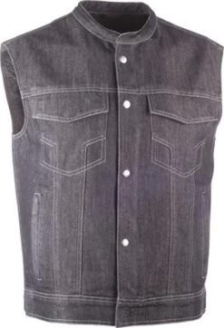Highway 21 - Iron Sights Denim Vest - Club Collar