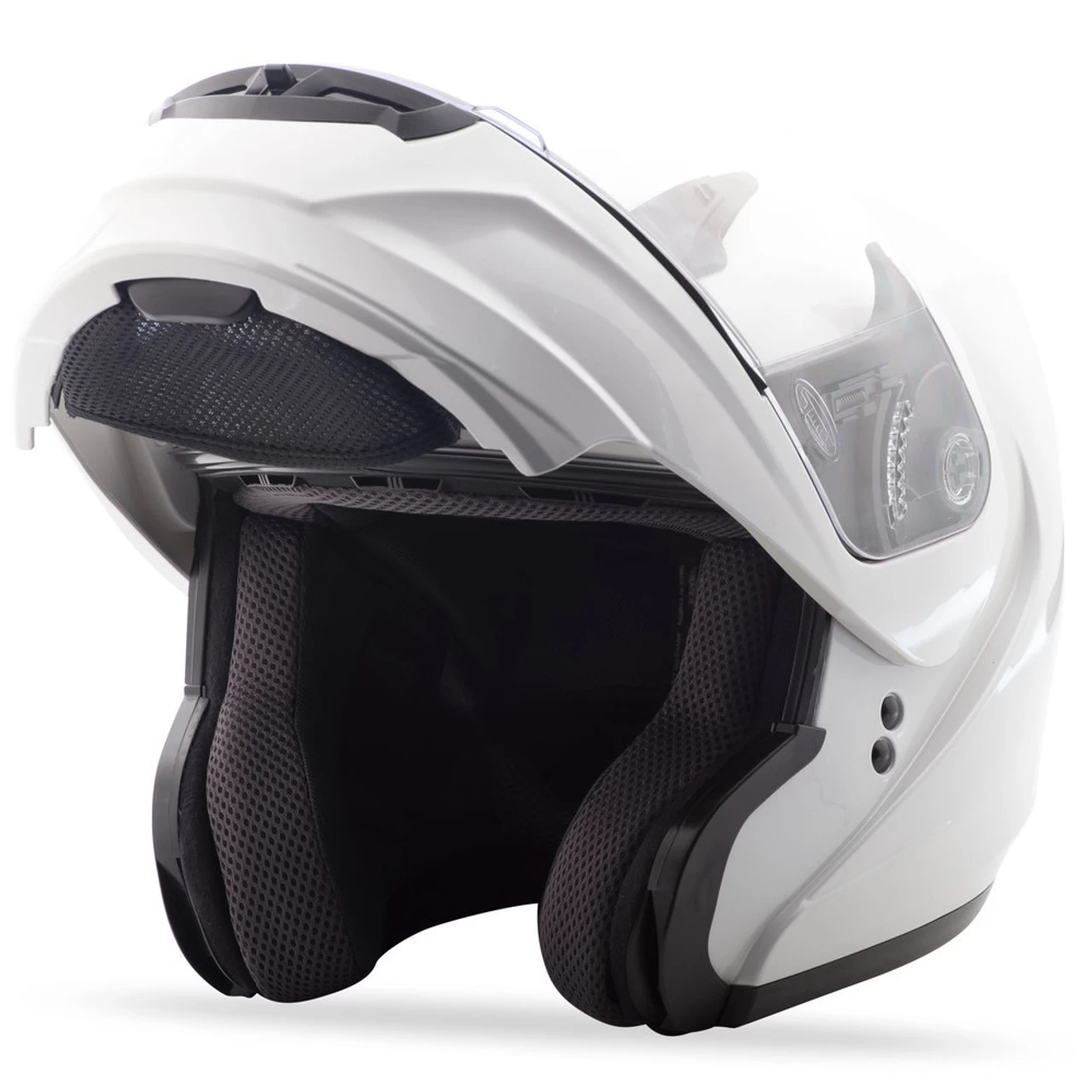 GMAX - MD04 Modular Motorcycle Helmet - Pearl White 5 GMAX - MD04 Modular Motorcycle Helmet - Pearl White - Image 3