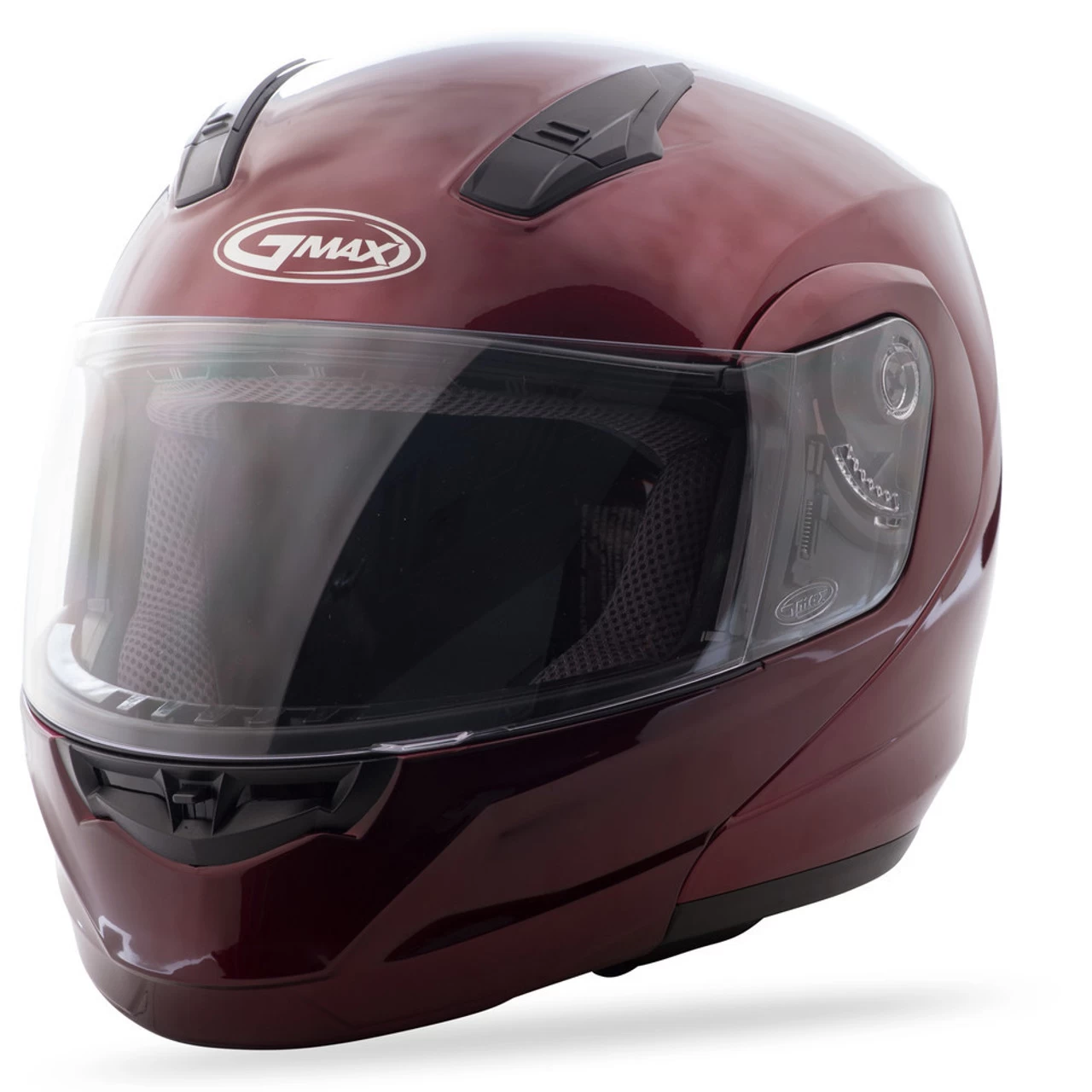 GMAX - MD04 Modular Motorcycle Helmet - Wine Red 4 GMAX - MD04 Modular Motorcycle Helmet - Wine Red - Image 2