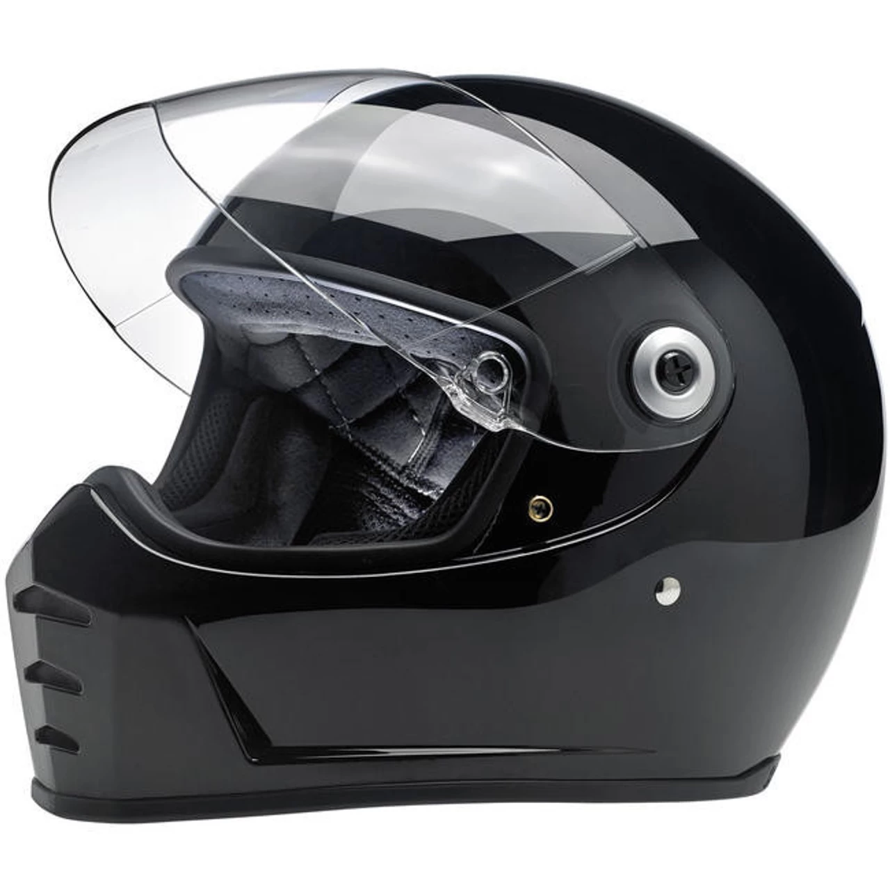 Biltwell Lane Splitter Full Face Helmet - Gloss Black 4 Biltwell Lane Splitter Full Face Helmet - Gloss Black - Image 2
