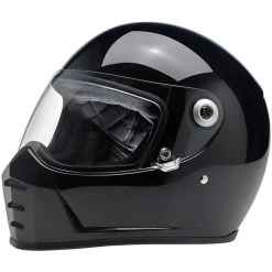 Biltwell Lane Splitter Full Face Helmet - Gloss Black