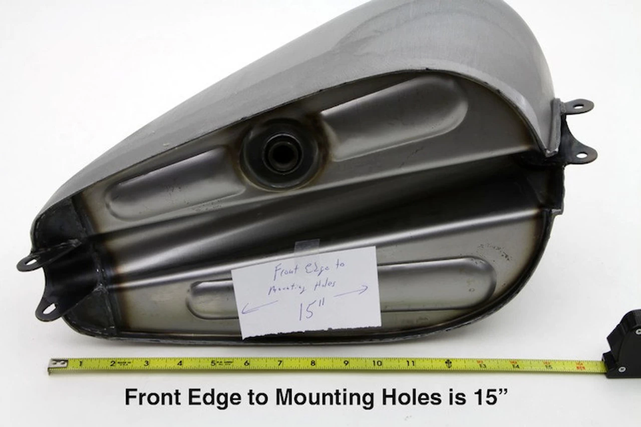 V-Twin Chopper Style Gas Tank 2.5 Gallon - Bayonet Style Cap 5 V-Twin Chopper Style Gas Tank 2.5 Gallon - Bayonet Style Cap - Image 3