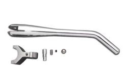 V-Twin Weld On Kickstand Assembly For 1-1/8" Frame Tubing - Chrome