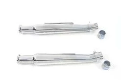 V-Twin - Cocktail Shaker Slip On Muffler Set - Upsweep