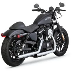 Vance & Hines - Straightshots Slip-On Mufflers Fits '14-'22 Sportster Models (Exc. '21-'22 Sportster S/RH1250S & '22 Nightster/RH975 Models) - Chrome