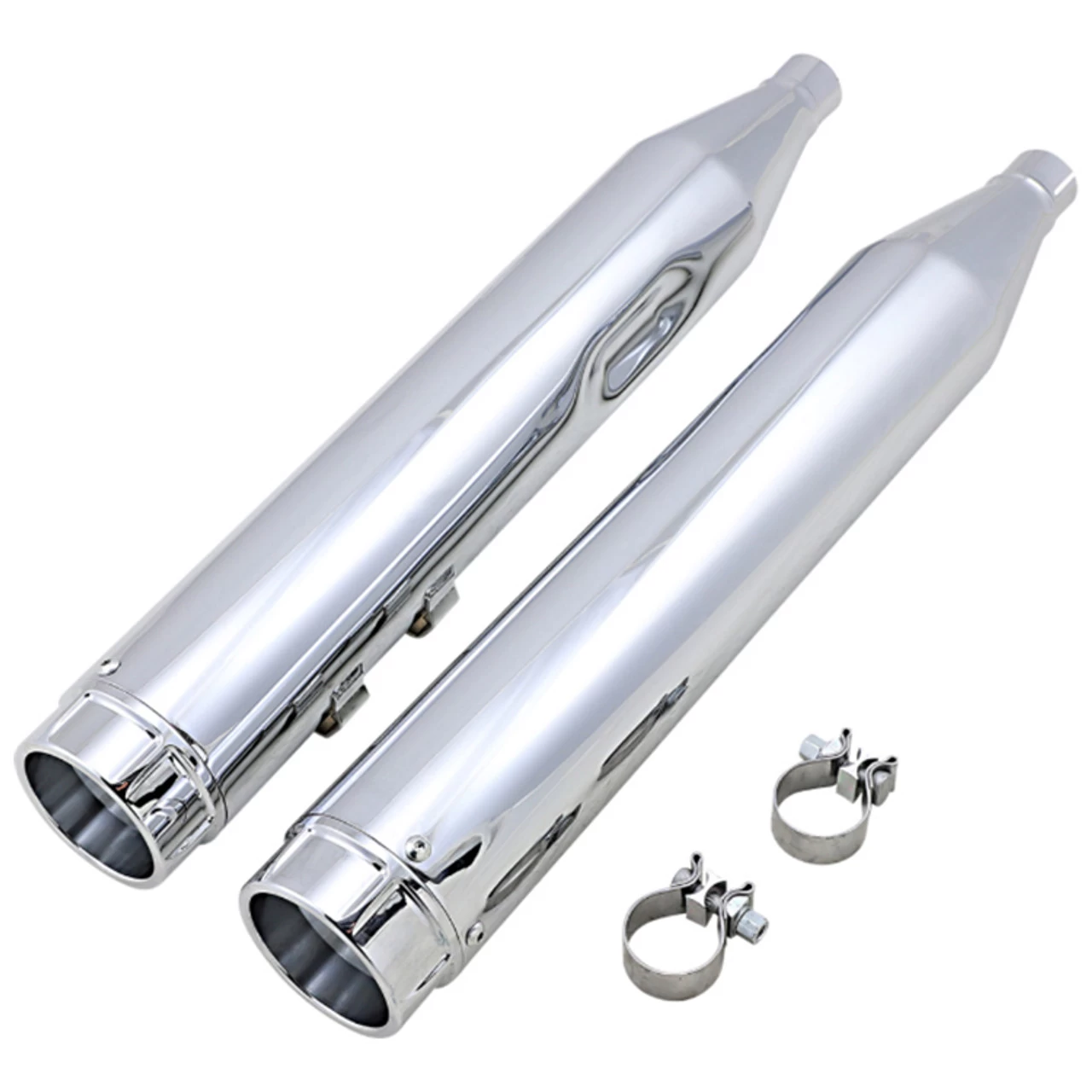 Vance & Hines - Torquer 450 Slip-On Mufflers Fits '95-'16 Touring Models - Chrome 3 Vance & Hines - Torquer 450 Slip-On Mufflers Fits '95-'16 Touring Models - Chrome