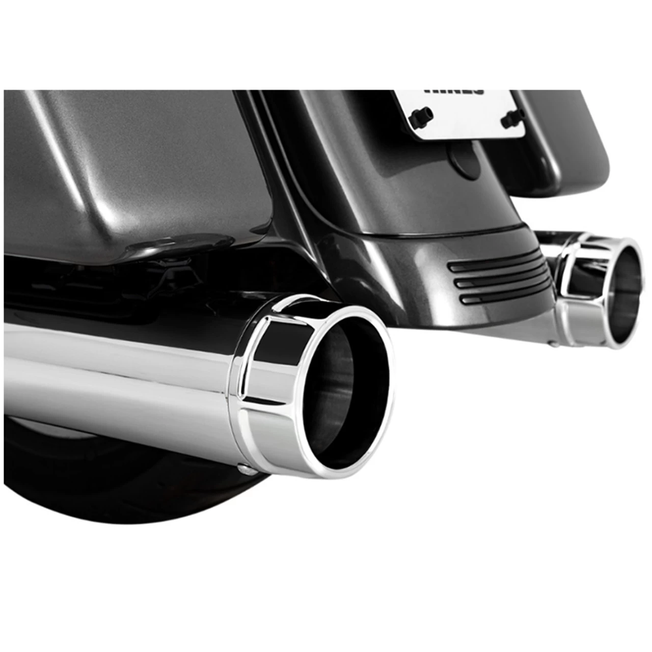 Vance & Hines - Torquer 450 Slip-On Mufflers Fits '95-'16 Touring Models - Chrome 4 Vance & Hines - Torquer 450 Slip-On Mufflers Fits '95-'16 Touring Models - Chrome - Image 2