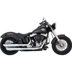 Vance & Hines - 3" Round Twin Slash Slip-On Mufflers Fits '07-'17 Softail Models (Exc. '14-'15 FLSTNSE Models) - Chrome 7 Vance & Hines - 3" Round Twin Slash Slip-On Mufflers Fits '07-'17 Softail Models (Exc. '14-'15 FLSTNSE Models) - Chrome -Bell Helmets Store Twin Slash Slip On 1 93387.1702568816