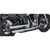 Vance & Hines - 3" Round Twin Slash Slip-On Mufflers Fits '07-'17 Softail Models (Exc. '14-'15 FLSTNSE Models) - Chrome 1 Vance & Hines - 3" Round Twin Slash Slip-On Mufflers Fits '07-'17 Softail Models (Exc. '14-'15 FLSTNSE Models) - Chrome -Bell Helmets Store Twin Slash Slip On 3 73856.1702568803