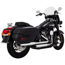 Vance & Hines - 3" Round Twin Slash Slip-On Mufflers Fits '18-'23 M8 Softail Models - Chrome 6 Vance & Hines - 3" Round Twin Slash Slip-On Mufflers Fits '18-'23 M8 Softail Models - Chrome -Bell Helmets Store Twin Slash Slip On Muffler fits 2 80628.1702569924