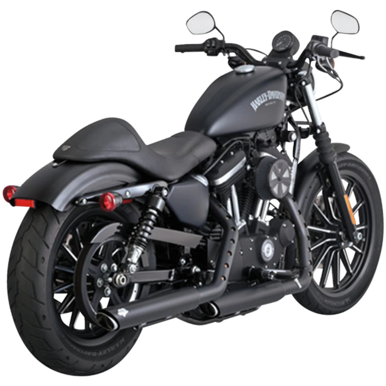 Vance & Hines - 3" Round Twin Slash Slip-On Mufflers Fits '14-'22 XL Models (Exc. '21-'22 Sportster S/RH1250S And '22 Nightster/RH975 Models) 5 Vance & Hines - 3" Round Twin Slash Slip-On Mufflers Fits '14-'22 XL Models (Exc. '21-'22 Sportster S/RH1250S And '22 Nightster/RH975 Models) - Image 3
