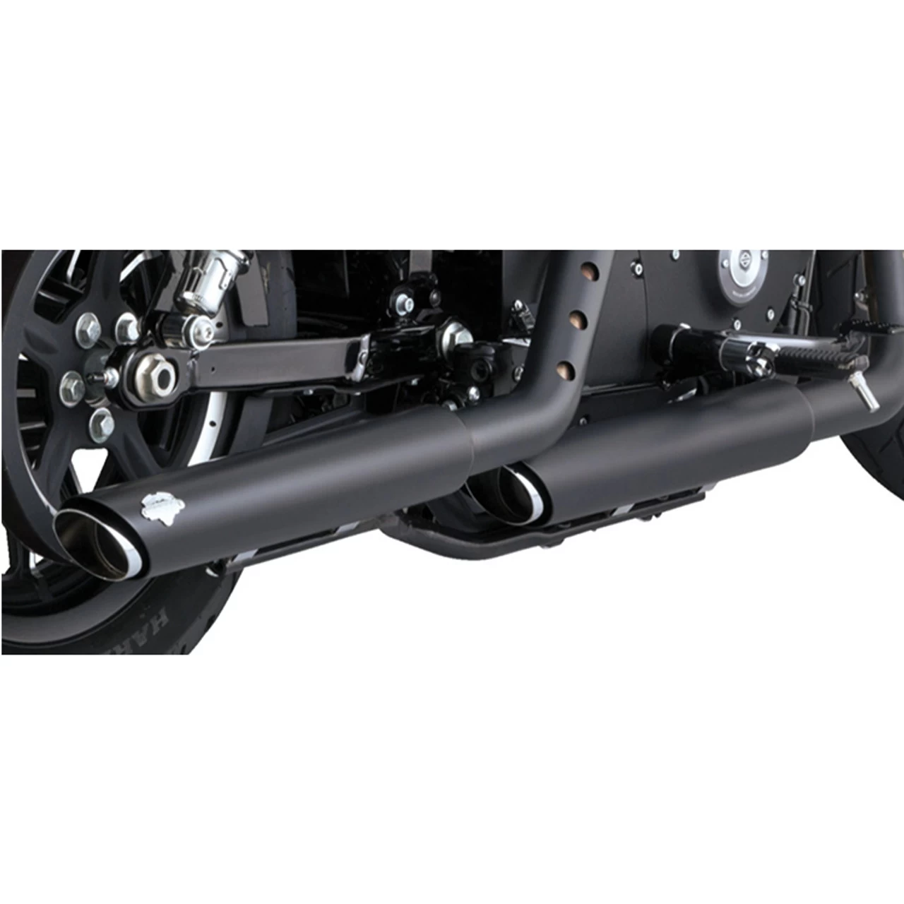 Vance & Hines - 3" Round Twin Slash Slip-On Mufflers Fits '14-'22 XL Models (Exc. '21-'22 Sportster S/RH1250S And '22 Nightster/RH975 Models) 3 Vance & Hines - 3" Round Twin Slash Slip-On Mufflers Fits '14-'22 XL Models (Exc. '21-'22 Sportster S/RH1250S And '22 Nightster/RH975 Models)