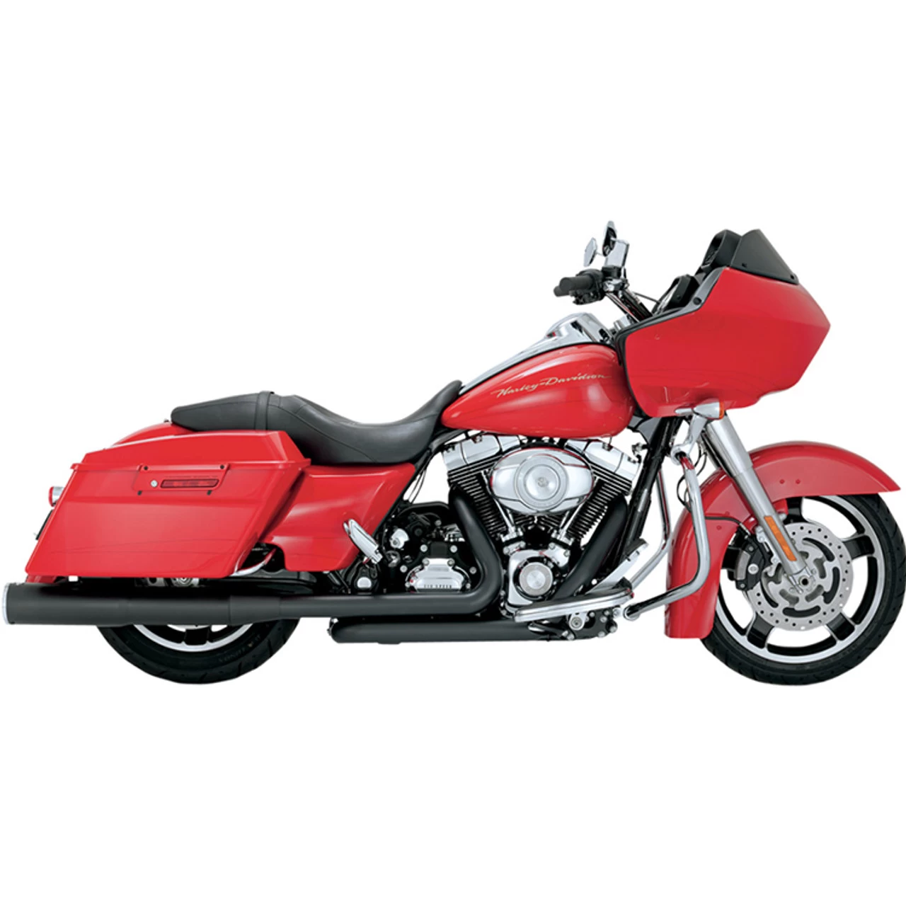 Vance & Hines - 4½" Hi-Output Slip-On Mufflers Fits '95-'16 Touring Models - Matte Black Ceramic 4 Vance & Hines - 4½" Hi-Output Slip-On Mufflers Fits '95-'16 Touring Models - Matte Black Ceramic - Image 2