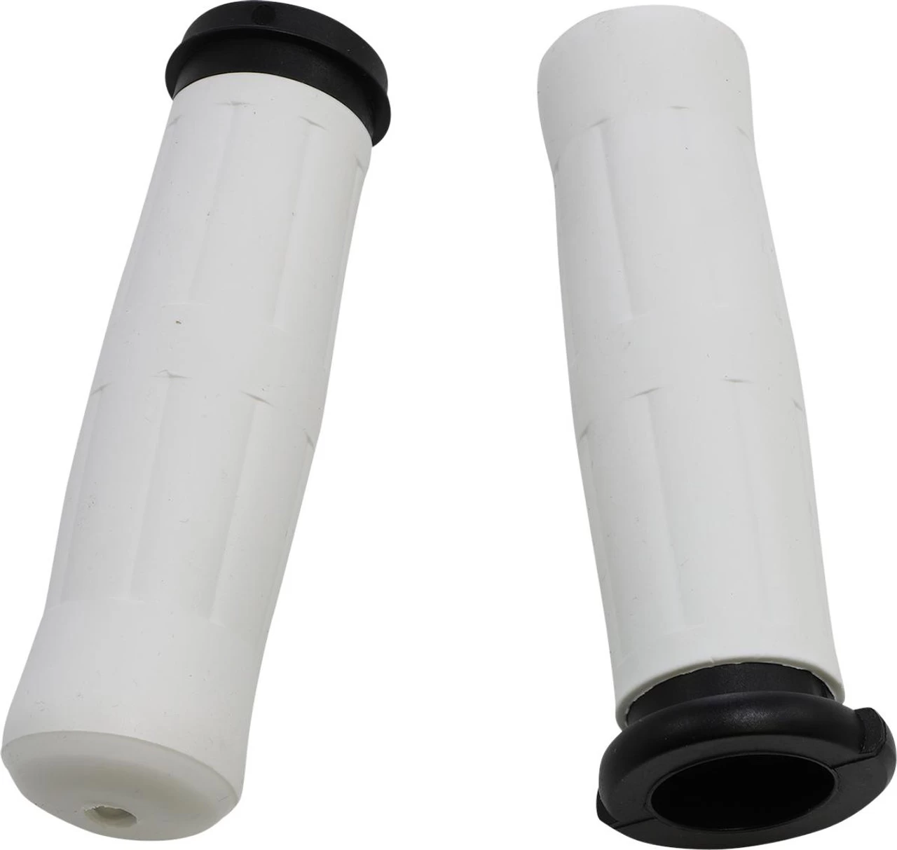 Avon Old School Throttle By Wire Grips 1"- White 3 Avon Old School Throttle By Wire Grips 1"- White