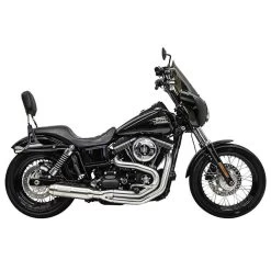 Bassani - Stainless Steel Road Rage III 2-Into-1 Exhaust System W/ Super Bike Muffler Fits '91-'17 Dyna Models