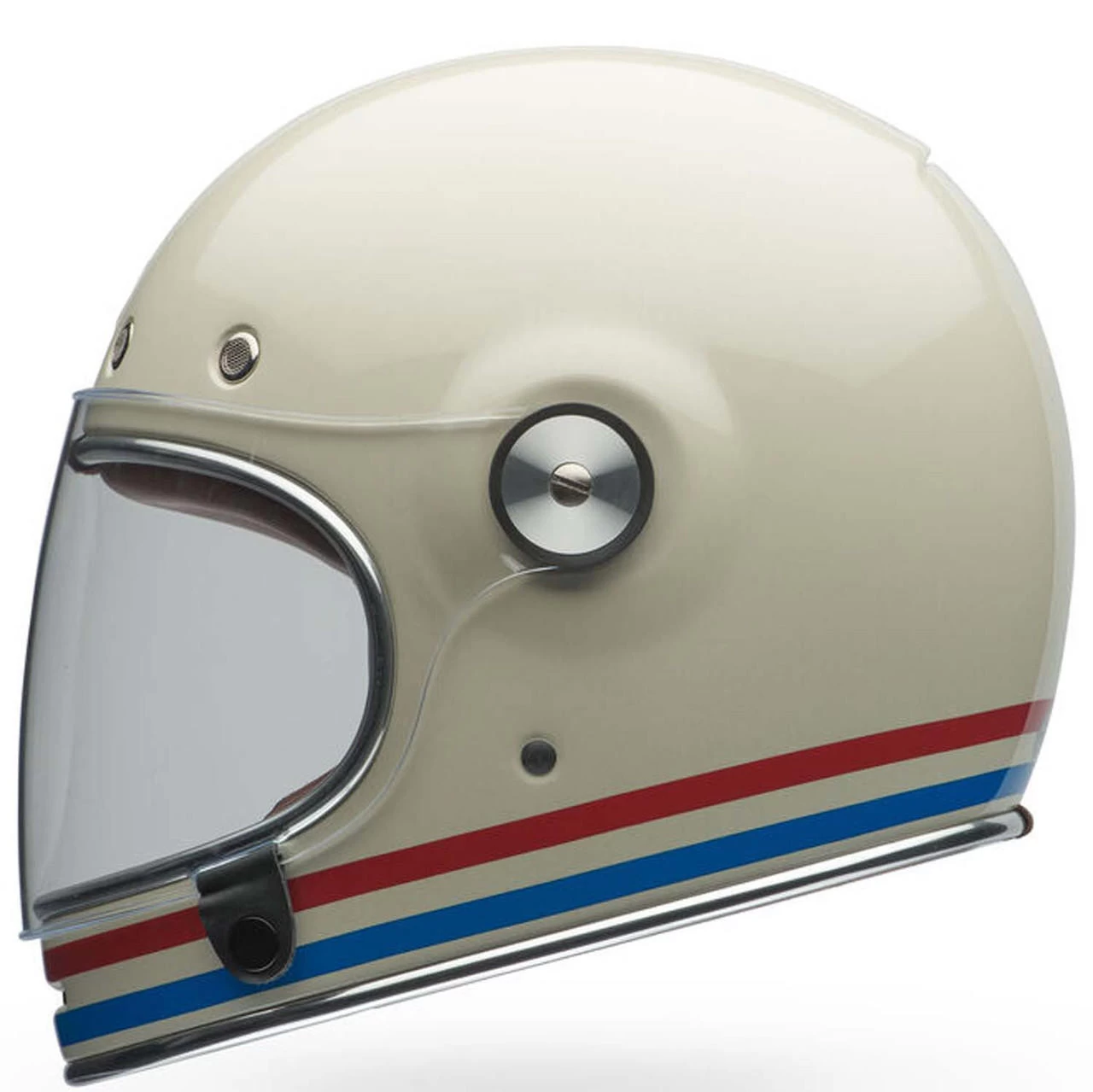 Bell Helmets Bell Bullitt Helmet - Stripes Gloss Pearl White/Oxblood/Blue 7 Bell Helmets Bell Bullitt Helmet - Stripes Gloss Pearl White/Oxblood/Blue - Image 5