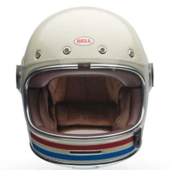 Bell Helmets Bell Bullitt Helmet - Stripes Gloss Pearl White/Oxblood/Blue 12 Bell Helmets Bell Bullitt Helmet - Stripes Gloss Pearl White/Oxblood/Blue -Bell Helmets Store bell helmets bell bullitt helmet stripes gloss pearl whiteoxbloodblue 31845.1690316786