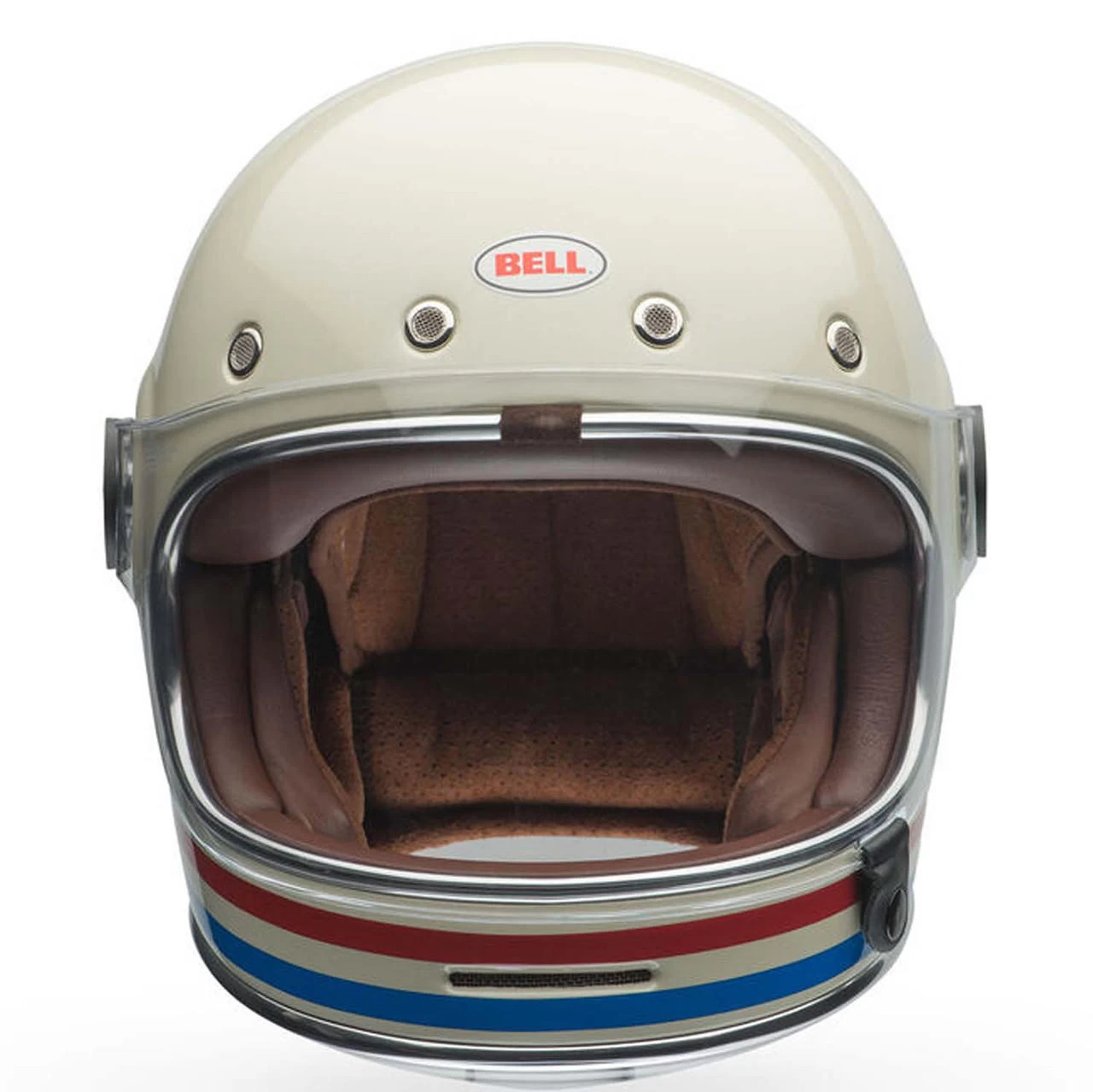 Bell Helmets Bell Bullitt Helmet - Stripes Gloss Pearl White/Oxblood/Blue 5 Bell Helmets Bell Bullitt Helmet - Stripes Gloss Pearl White/Oxblood/Blue - Image 3