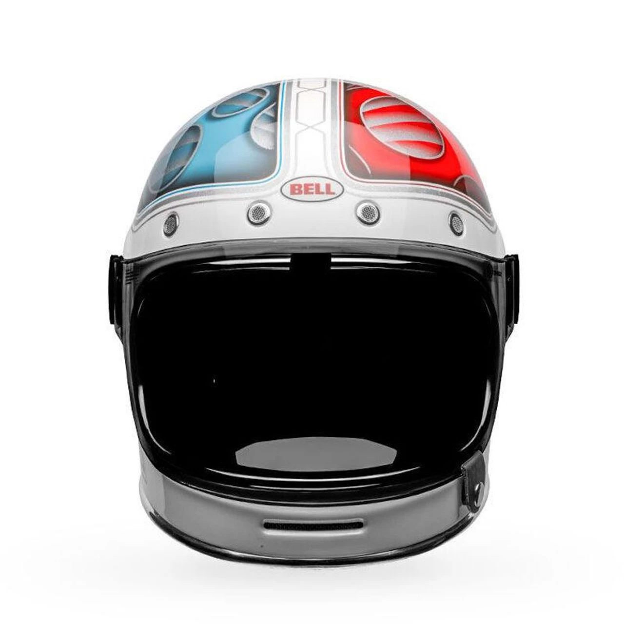 Bell Helmets Bell Bullitt SE Barracuda Helmet - Gloss White/Red/Blue 5 Bell Helmets Bell Bullitt SE Barracuda Helmet - Gloss White/Red/Blue - Image 3