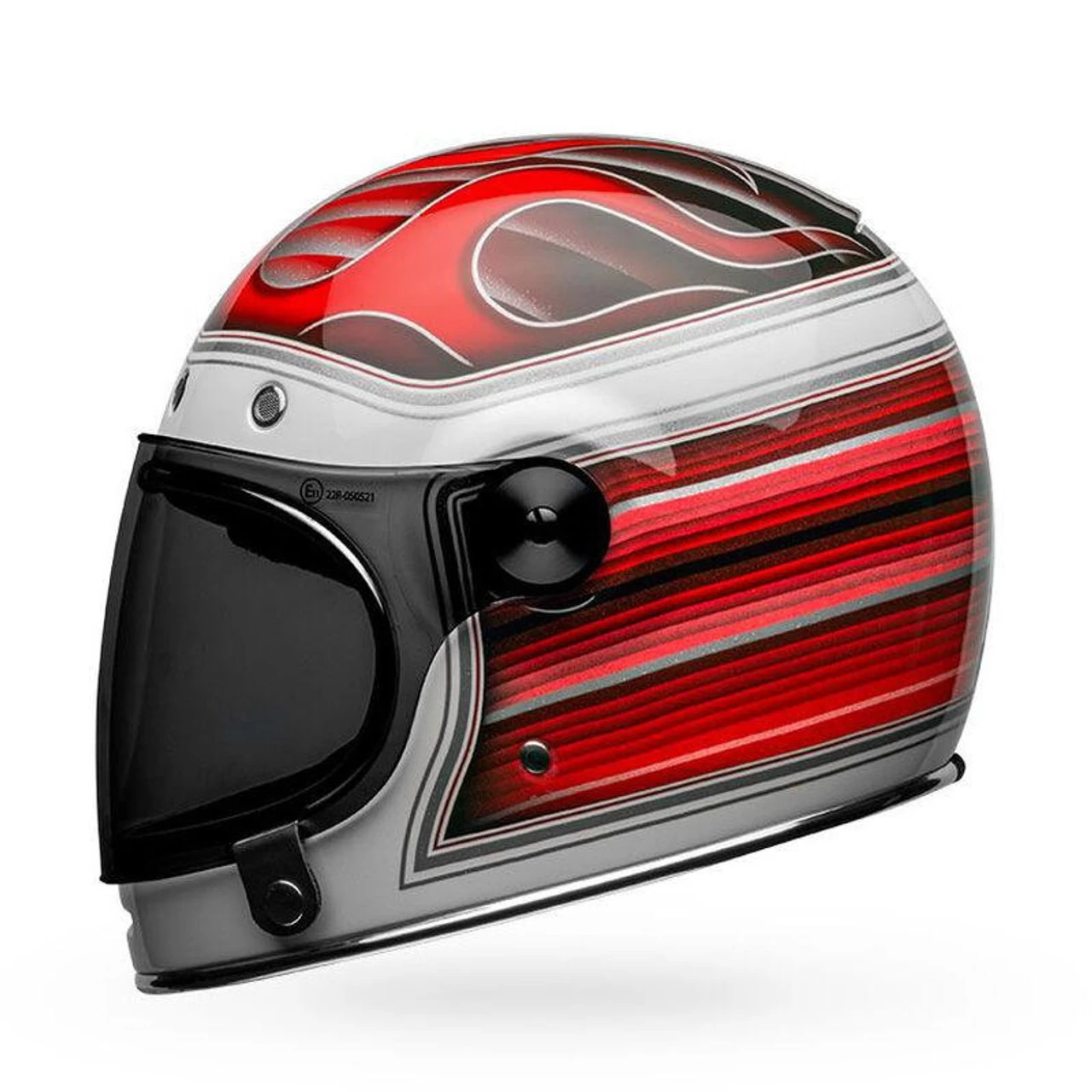 Bell Helmets Bell Bullitt SE Barracuda Helmet - Gloss White/Red/Blue 4 Bell Helmets Bell Bullitt SE Barracuda Helmet - Gloss White/Red/Blue - Image 2