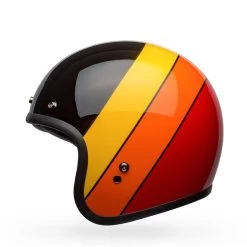 Bell Helmets Bell Custom 500 Helmet - Riff Gloss Black/Yellow/Orange/Red -Bell Helmets Store bell helmets bell custom 500 helmet riff gloss blackyelloworangered 25135.1690484746