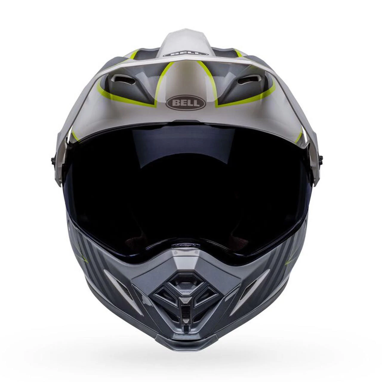 Bell Helmets Bell MX-9 Adventure Helmet W/ MIPS - Dalton Gloss White/Hi-Viz Yellow 5 Bell Helmets Bell MX-9 Adventure Helmet W/ MIPS - Dalton Gloss White/Hi-Viz Yellow - Image 3