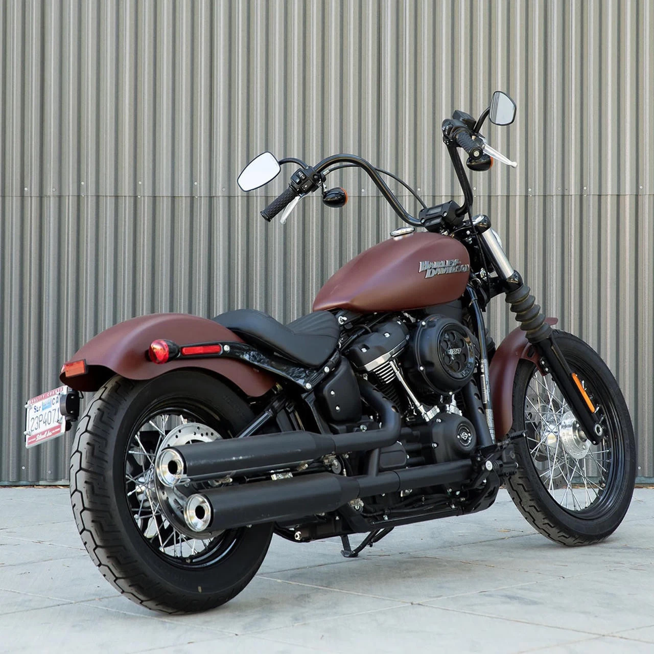 Biltwell - 12" Black 1" Ape Hanger Handlebars W/ TBW Plugs 8 Biltwell - 12" Black 1" Ape Hanger Handlebars W/ TBW Plugs - Image 6