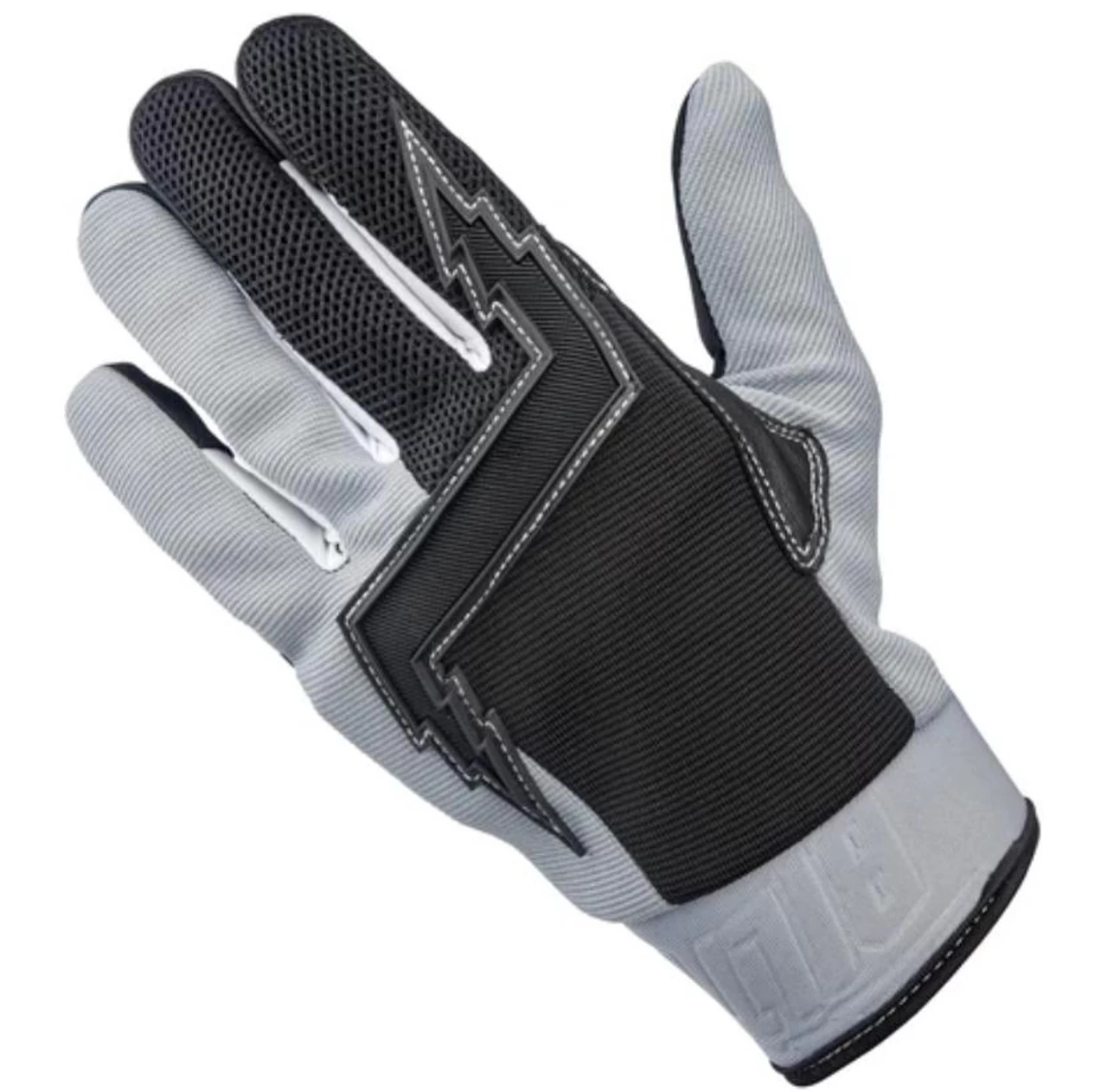 Biltwell Baja Gloves - Gray/Black 4 Biltwell Baja Gloves - Gray/Black - Image 2