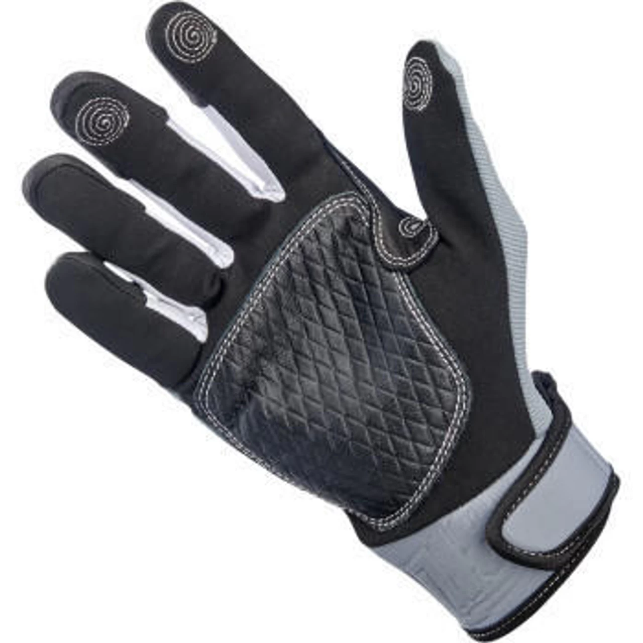 Biltwell Baja Gloves - Gray/Black 5 Biltwell Baja Gloves - Gray/Black - Image 3