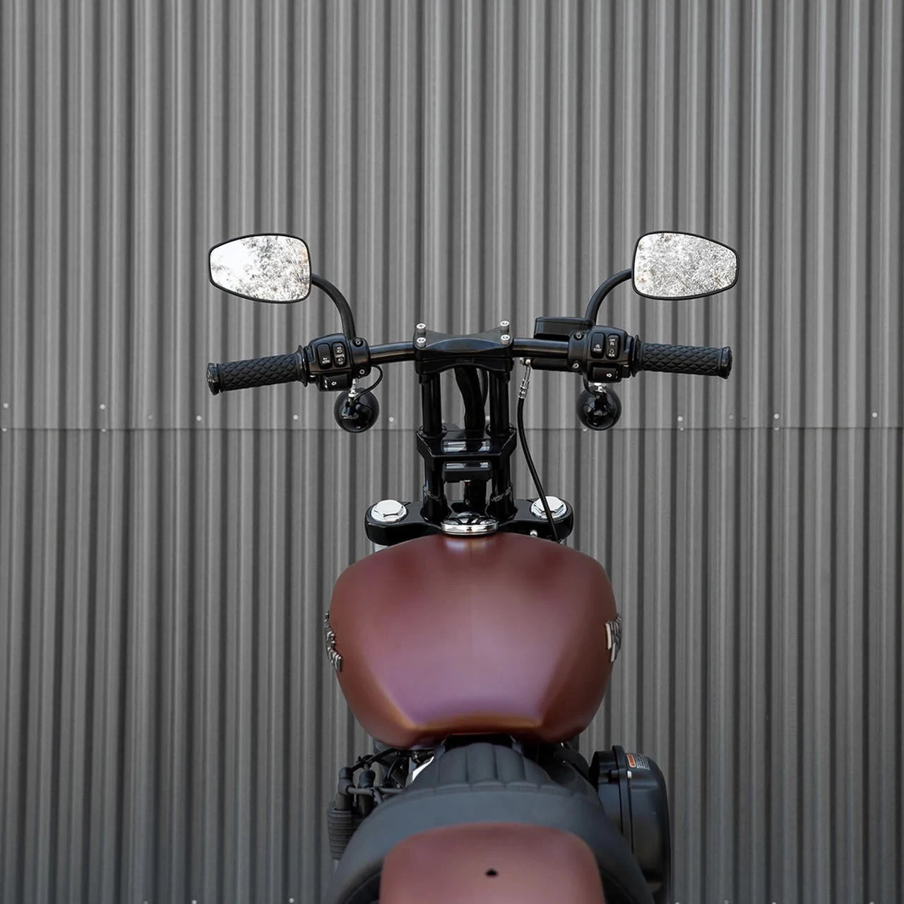 Biltwell - Black 1" Zero Drag Handlebars W/ TBW Plugs 11 Biltwell - Black 1" Zero Drag Handlebars W/ TBW Plugs - Image 9