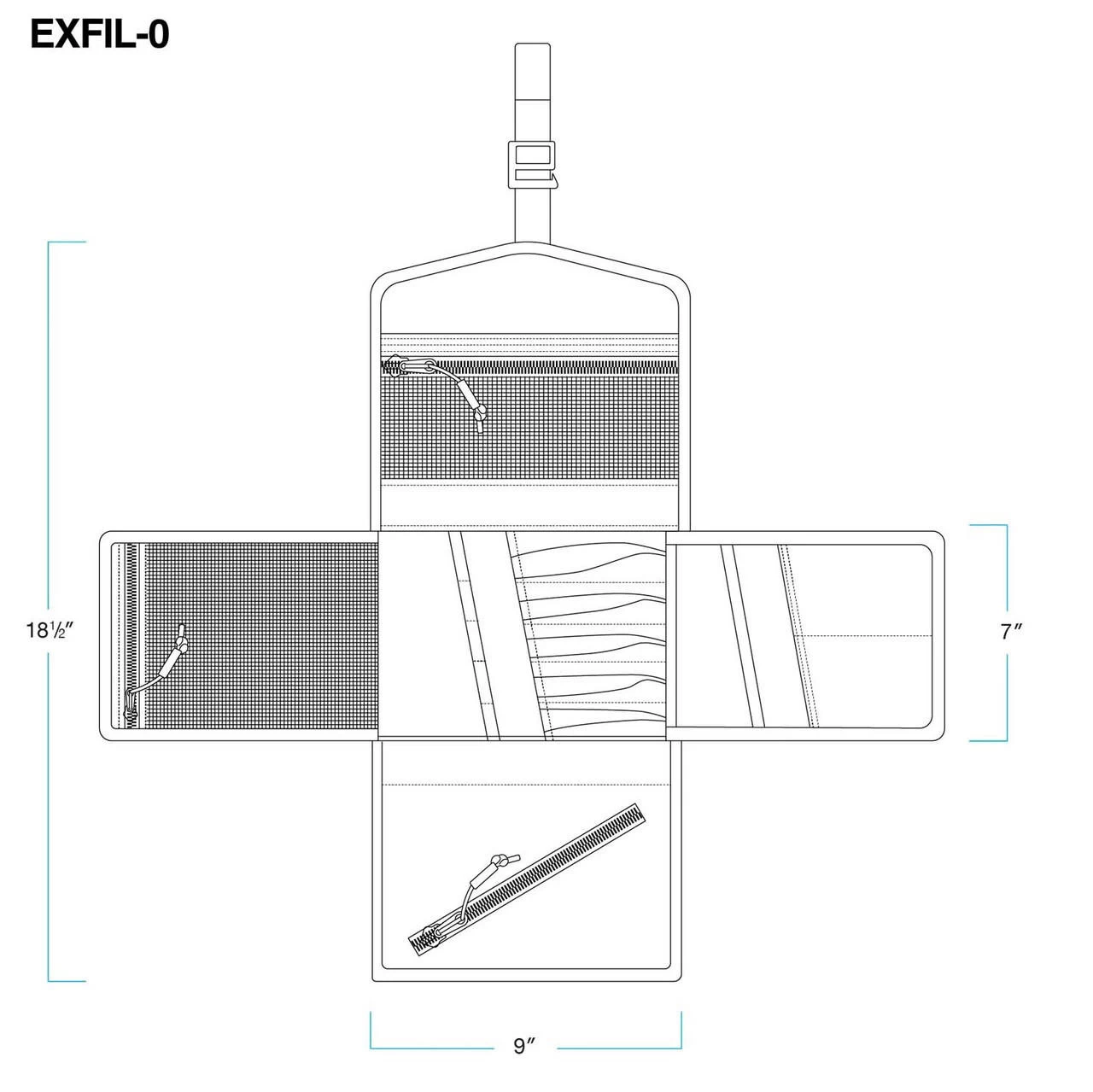 Biltwell - Black Exfil-0 2.0 Tool Roll 19 Biltwell - Black Exfil-0 2.0 Tool Roll - Image 17