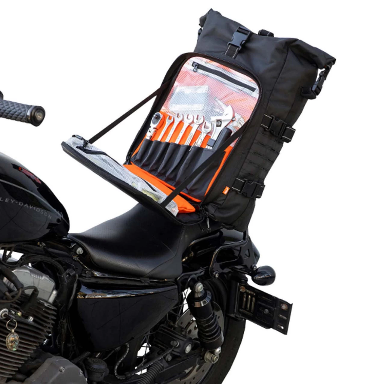 Biltwell - Black Exfil 80 Gen 2 Motorcycle Bag 19 Biltwell - Black Exfil 80 Gen 2 Motorcycle Bag - Image 17
