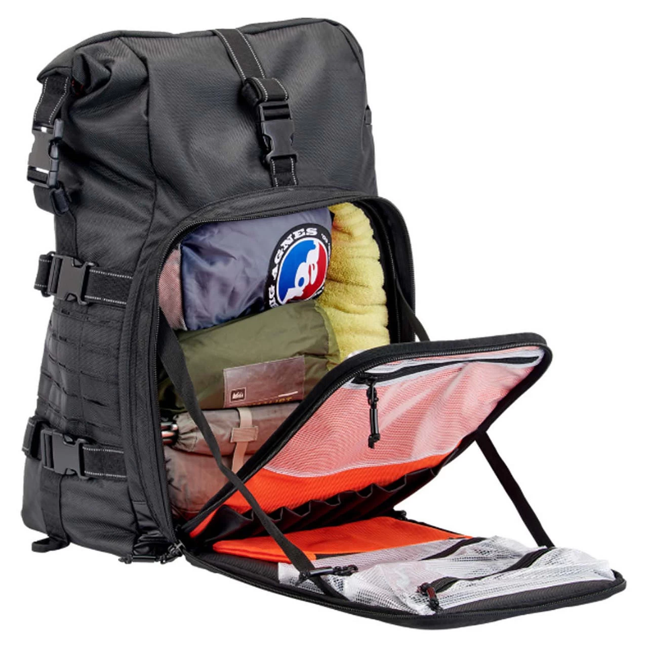 Biltwell - Black Exfil 80 Gen 2 Motorcycle Bag 9 Biltwell - Black Exfil 80 Gen 2 Motorcycle Bag - Image 7