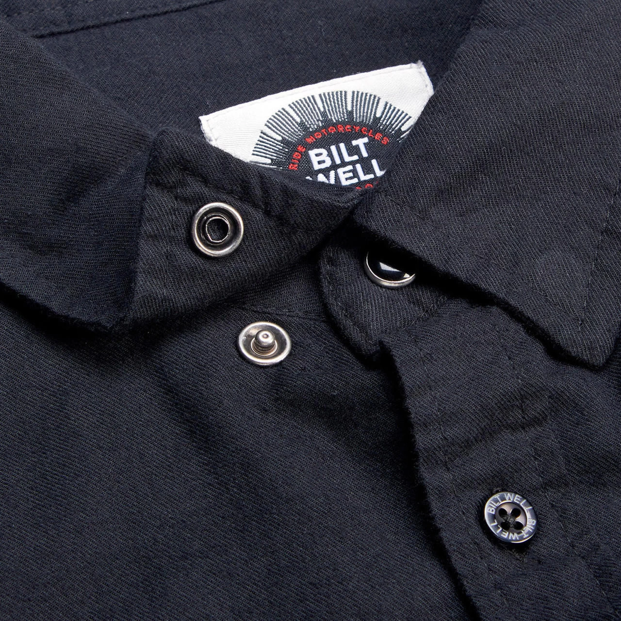 Biltwell - Blackout Lightweight Flannel 6 Biltwell - Blackout Lightweight Flannel - Image 5