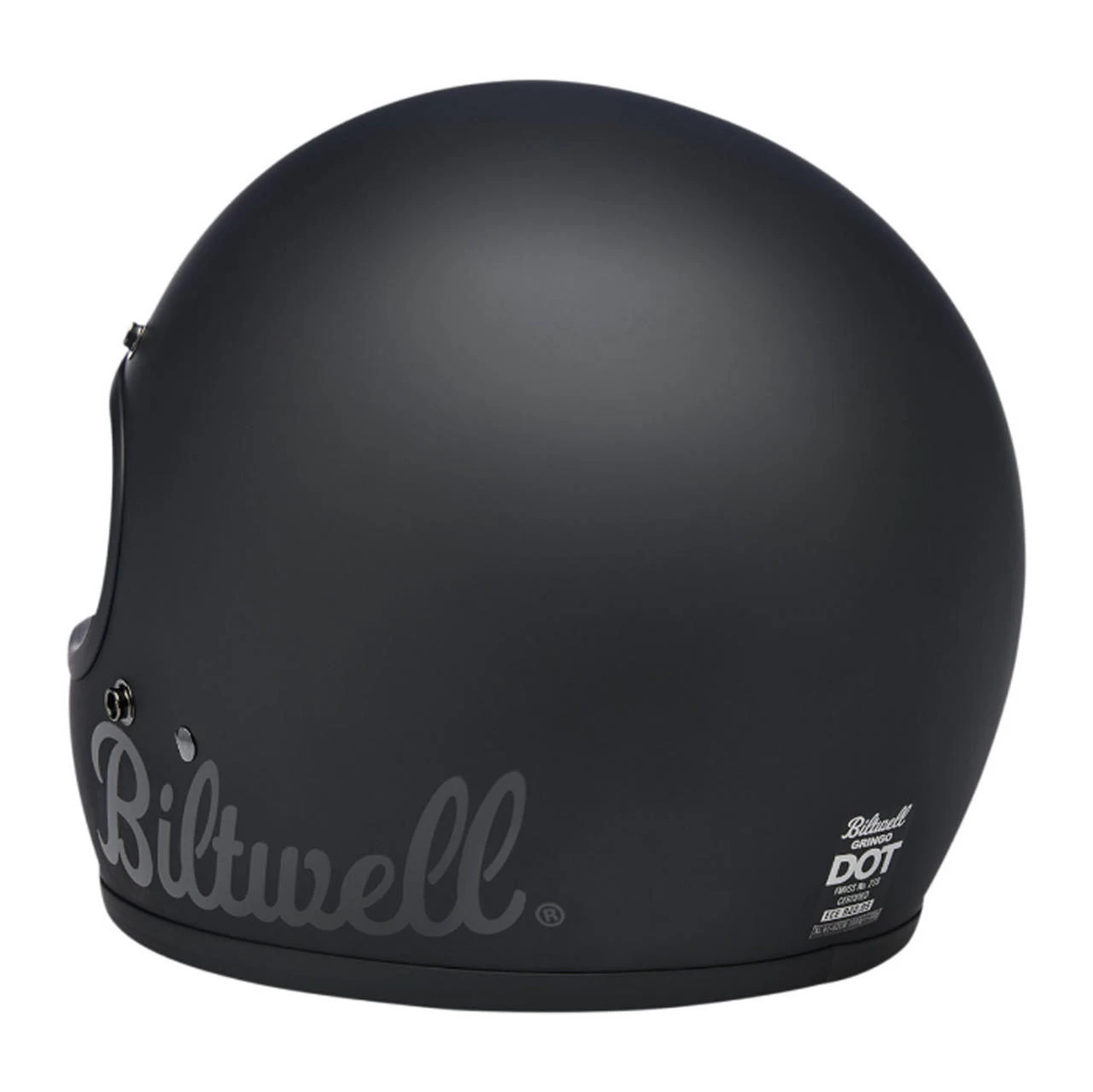 Biltwell Gringo Full Face ECE Helmet - Flat Black Factory 6 Biltwell Gringo Full Face ECE Helmet - Flat Black Factory - Image 4