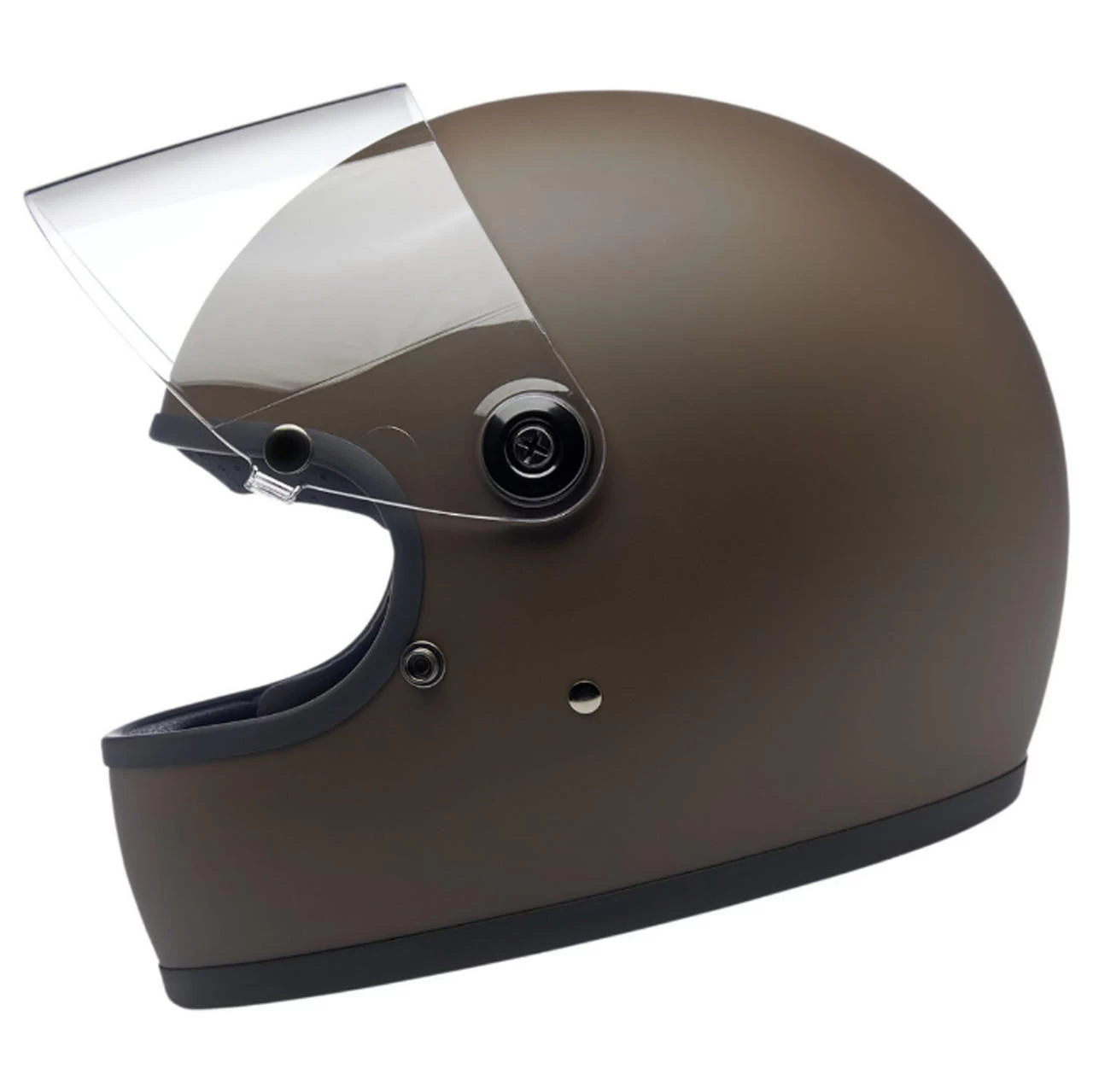 Biltwell Gringo S Full Face ECE Helmet - Flat Chocolate 7 Biltwell Gringo S Full Face ECE Helmet - Flat Chocolate - Image 5