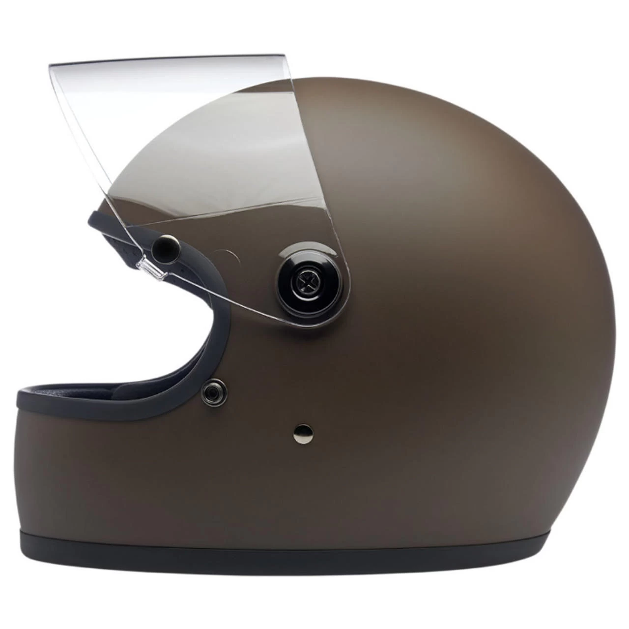 Biltwell Gringo S Full Face ECE Helmet - Flat Chocolate 9 Biltwell Gringo S Full Face ECE Helmet - Flat Chocolate - Image 7