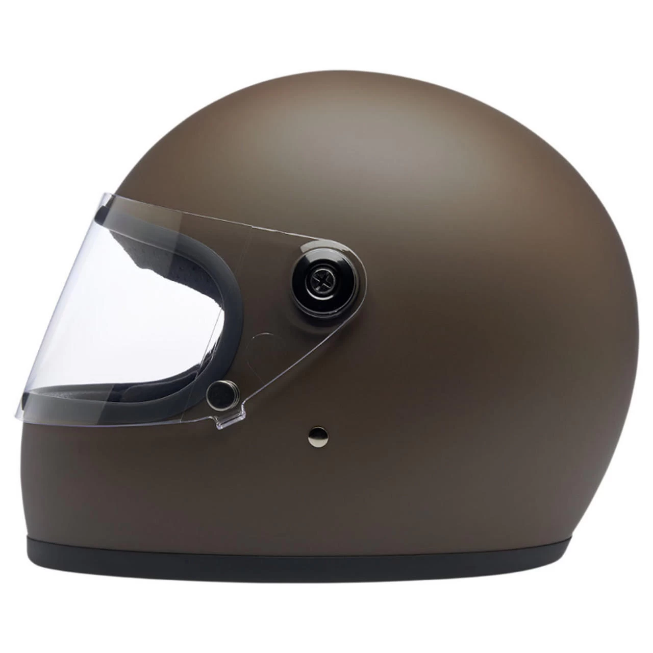 Biltwell Gringo S Full Face ECE Helmet - Flat Chocolate 6 Biltwell Gringo S Full Face ECE Helmet - Flat Chocolate - Image 4