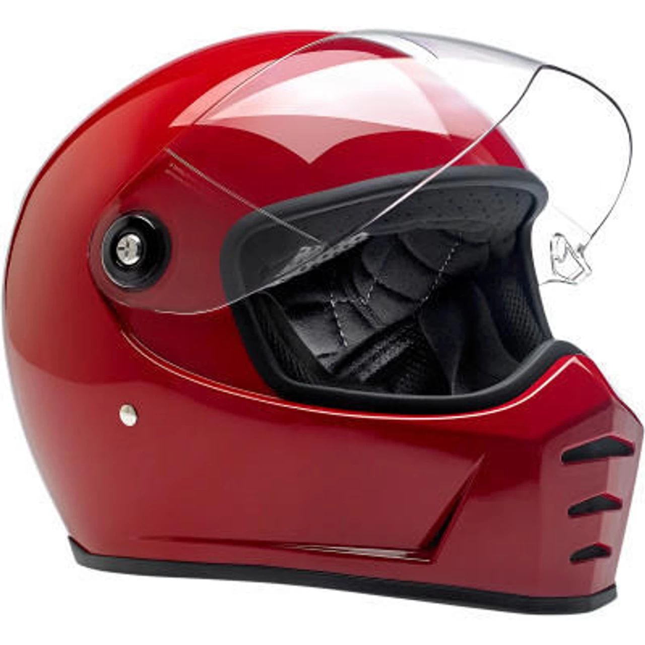 Biltwell Lane Splitter Full Face Helmet - Gloss Blood Red 5 Biltwell Lane Splitter Full Face Helmet - Gloss Blood Red - Image 3