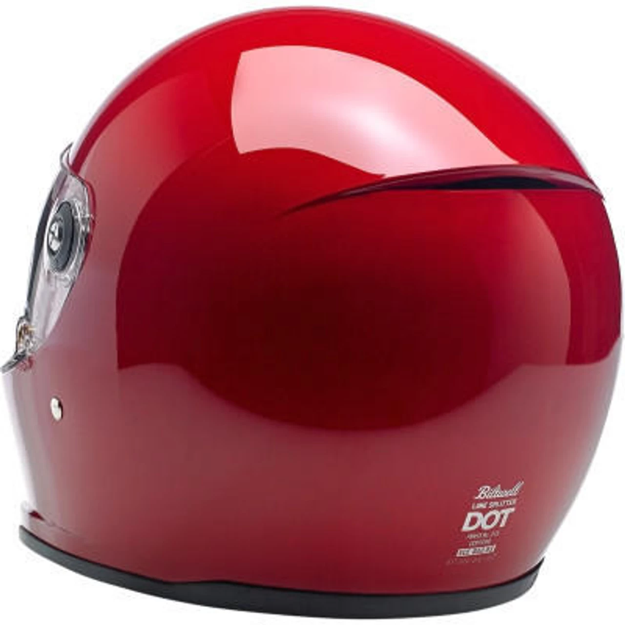 Biltwell Lane Splitter Full Face Helmet - Gloss Blood Red 4 Biltwell Lane Splitter Full Face Helmet - Gloss Blood Red - Image 2
